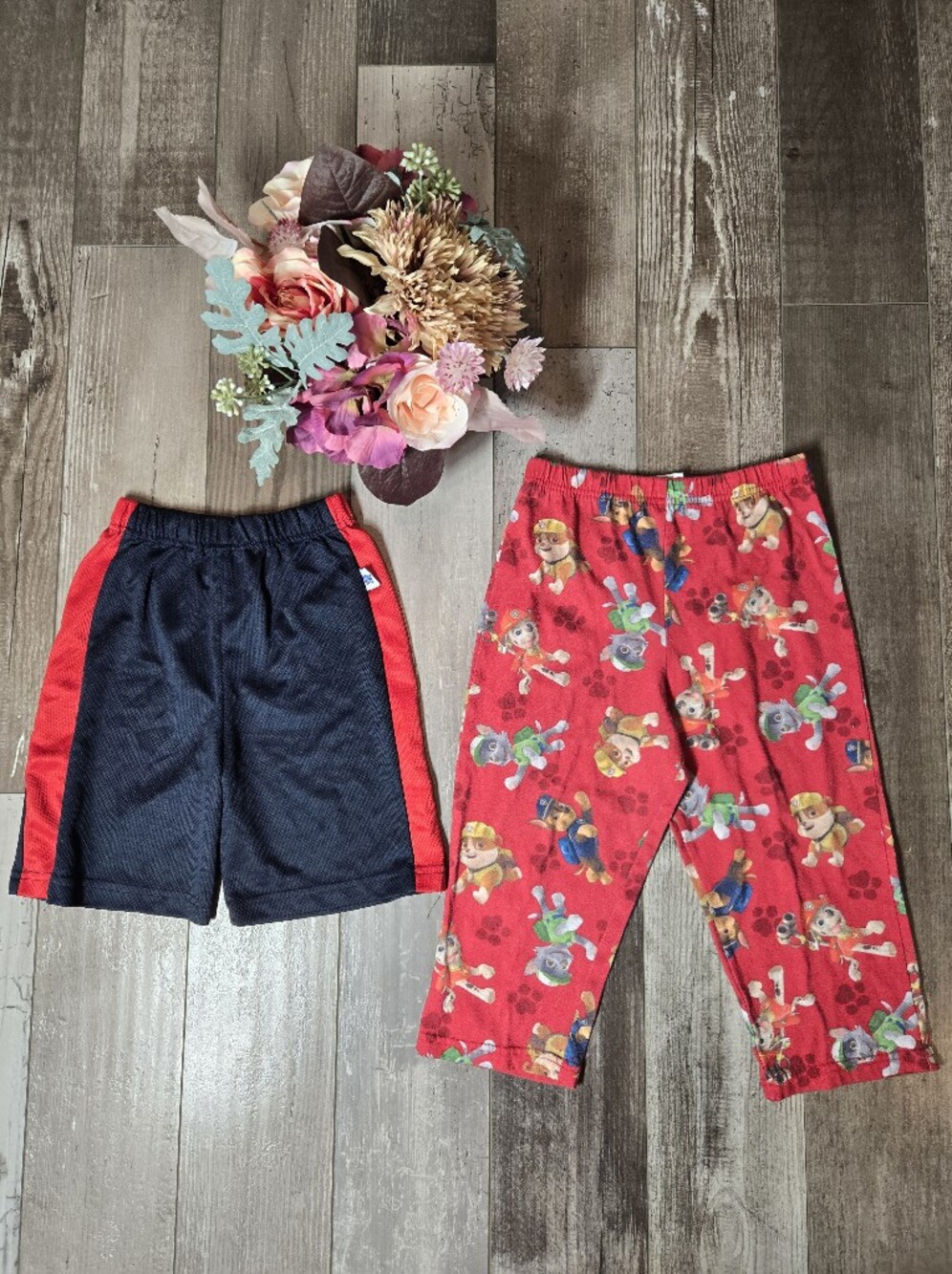 PAW Patrol Kids 2pc Pajama & Mesh Shorts Bundle – Size 4/4T